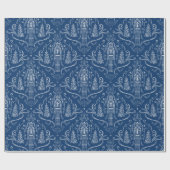 Chalk nutcracker doodle Christmas  ラッピングペーパー (フラット)