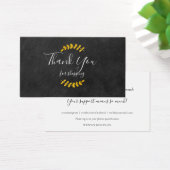 Chalkboardありがとうショッピング割引カード (デスク)