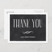Chalkboardありがとう ポストカード (正面/裏面)