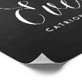 Chalkboardのポスターの後で幸結婚福に ポスター (角)