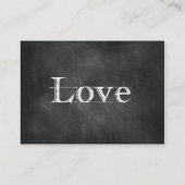 Chalkboardの結婚指示カードを挿入 エンクロージャーカード