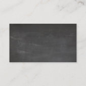 Chalkboardの結婚詳細カードシンプル挿入カード エンクロージャーカード (裏面)