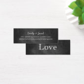 Chalkboardの結婚Webサイト挿入カード (デスク)