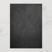 Chalkboardの華美コレクシ結婚ョン – メニュー (裏面)