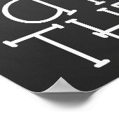 Chalkboardの見与えたポスターをアップしない ポスター (角)