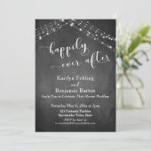 Chalkboardは書道を楽しく後に点灯 招待状 (スタンド正面)