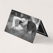 Chalkboardカモダンレンダー日付カードの保存 名刺 (裏面)