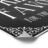 Chalkboardキッズスイートフライトテーブルプリント ポスター (角)