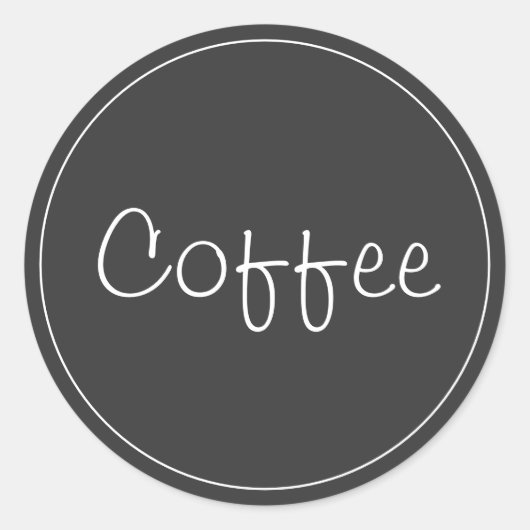 Chalkboardキッチンシール ラウンドシール (正面)