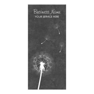 Chalkboardスタイリッシュ Dandelionラックカード ラックカード