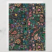 Chalkboardドードルスクラップブック紙8.5 x 11 (正面/裏面)