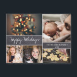 Chalkboardハッピーホリデーズファミリーフォトコラージュ<br><div class="desc">クリスマスの挨拶を伝える丁寧な方法である「Chalkboard Happy Holidays Family Photo Collage」でユニーク、このホリデーシーズンを喜びと愛を広げる。この革新的なマグネットカードは、受信者が自分の冷蔵庫や金属表面に暖かい願いを簡単に表示したり、フェスティバルtouchのために他のカードの間でそれをショーケースすることができる。このコラージュテンプレートは、家族の写真を取り入れお気に入りのて、それぞれの挨拶を大切な瞬間の個人的で心のこもったショーケースにする考え深い設計になっている。黒板の背景には素朴で居心地の良い魅力が加わり、休日の精神を完璧に包み込む。家族の名前と年でパーソナライズして、さらに特別なものにする。季節のグリーティングカードに代わる楽し伝統的い選択肢であり、友人や家族が大切にする個人的なtouchを提供する。特別なヒント：写真のブロックの1つを受信者の思い出に残る写真とスワップ。例えば、子どもたちと祖父母の写真は、彼らのために大切永続的な記憶を作る。</div>