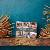 Chalkboardフォトコラージキッズスクールイヤー記念 フォトプラーク (側面)