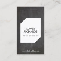 CHALKBOARDフォトロゴフォトグラファーの名刺