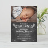 ChalkboardフォトSipと表示パーティー 招待状 (スタンド正面)