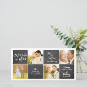 Chalkboardブロック4写真の後に楽しく シーズンカード (スタンド正面)