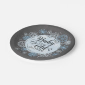 Chalkboardベビー外が寒い7インチ紙プレート ペーパープレート (アングル)