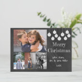 Chalkboardホリデーフォトカード シーズンカード (スタンド正面)