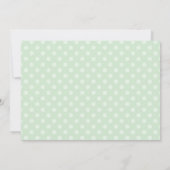 Chalkboardモダンベビーシャワーの招待 招待状 (裏面)