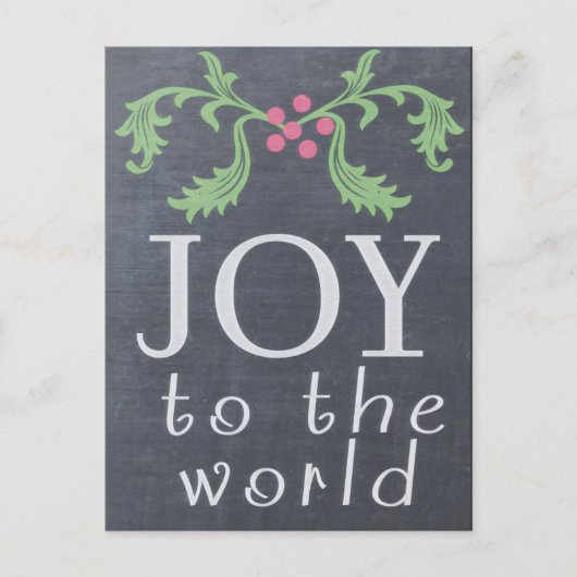 CHALKBOARDルッククリスマスカード シーズンポストカード (正面)