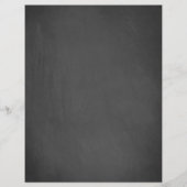 Chalkboardレストランロゴ チラシ (裏面)