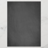 Chalkboardレストランロゴ メニュー (裏面)