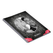 Chalkboardヴィンテージフローラ結婚- Notebook ノートブック (右側)