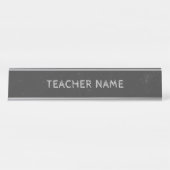 Chalkboard先生またはTutor Desk Nameプレート デスクネームプレート (正面)