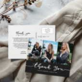 Chalkboard卒業ありがとうスクリプト写真 ポストカード