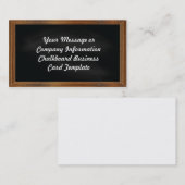 Chalkboard名刺テンプレート 名刺 (正面/裏面)