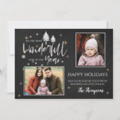 Chalkboard年の最も素晴らしい時間2写真 シーズンカード (正面)