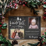Chalkboard年の最も素晴らしい時間2写真 シーズンカード<br><div class="desc">Chalkboard年の最も素晴らしい時間2写真ホリデーカード。タイポグラフィスタイルで年の最も素晴らしい時間を持つ2つの画像のためのチョーク書ボードの背景と宇宙かわいらし。家族や友人にこのエレガントを送信シンプルし、シャルボード写真のホリデーカード。完全にできカスタマイズる。これ以上のカスタマイ感じズに関しては連絡、mypaperlove2021@gmail.comで自由に私に連絡する</div>