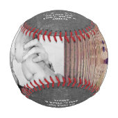 Chalkboard最高のパパEver Photo Collage 野球ボール (正面)