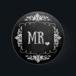 Chalkboard結婚の「Mr.」 缶バッジ<br><div class="desc">Chalkboard結婚の「Mr.」</div>