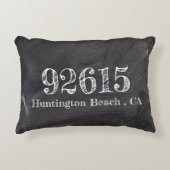 Chalkboard郵便番号 アクセントクッション (正面)