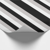 Chalkboard – ブラック/ホワイトラッピング紙 ラッピングペーパー (角)