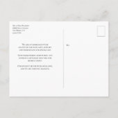 Chalkboard 結婚's Thank You photo collage rustic ポストカード (裏面)