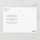 Chalkboard 結婚's Thank You photo collage rustic ポストカード (裏面)