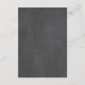 Chalkboard 色彩の鮮やか Anemones – 情報カード エンクロージャーカード (裏面)