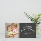 CHALKBOARD 2014ホリデーフォトカード シーズンカード (スタンド正面)