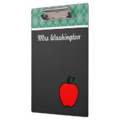 Chalkboard Appleパーソナライズされたクリップボード クリップボード (左)