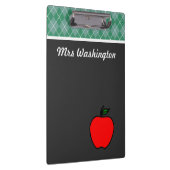 Chalkboard Appleパーソナライズされたクリップボード クリップボード (右)