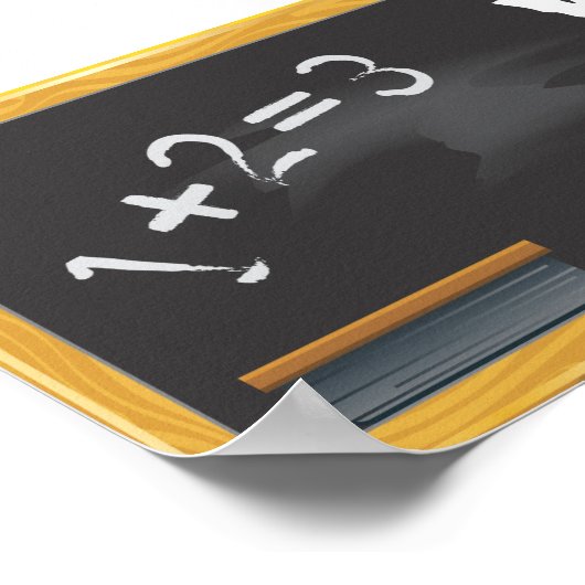 Chalkboard Banner ポスター (角)