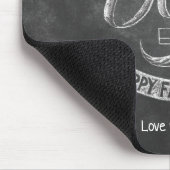 Chalkboard Best Dad Ever Father's Day Personalized マウスパッド (コーナー)