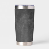 Chalkboard Best Dad Ever Father's Day Personalized 保温保冷タンブラー (背面)