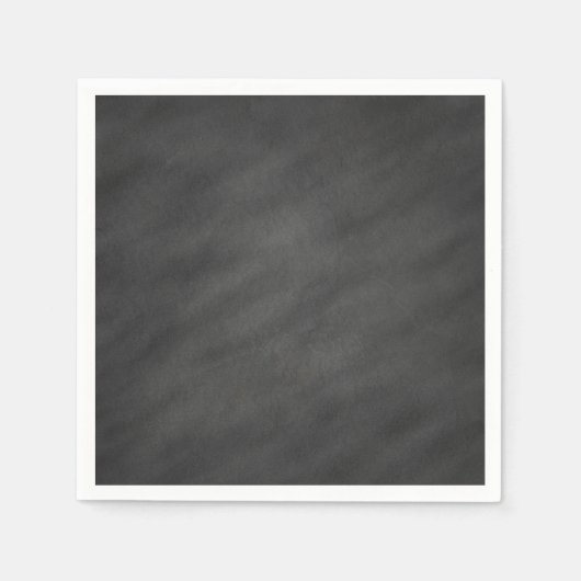 Chalkboard Blackboard背景レトロスタイル スタンダードカクテルナプキン (正面)