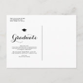 Chalkboard Class of 2025 Photo Collage卒業 案内ポストカード (裏面)