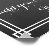 Chalkboard Create your own poster print ポスター (角)