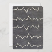 Chalkboard Docがドクター誕生日 招待状 (裏面)