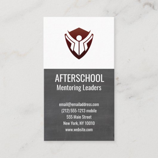 Chalkboard Educationロゴ 名刺 (正面)